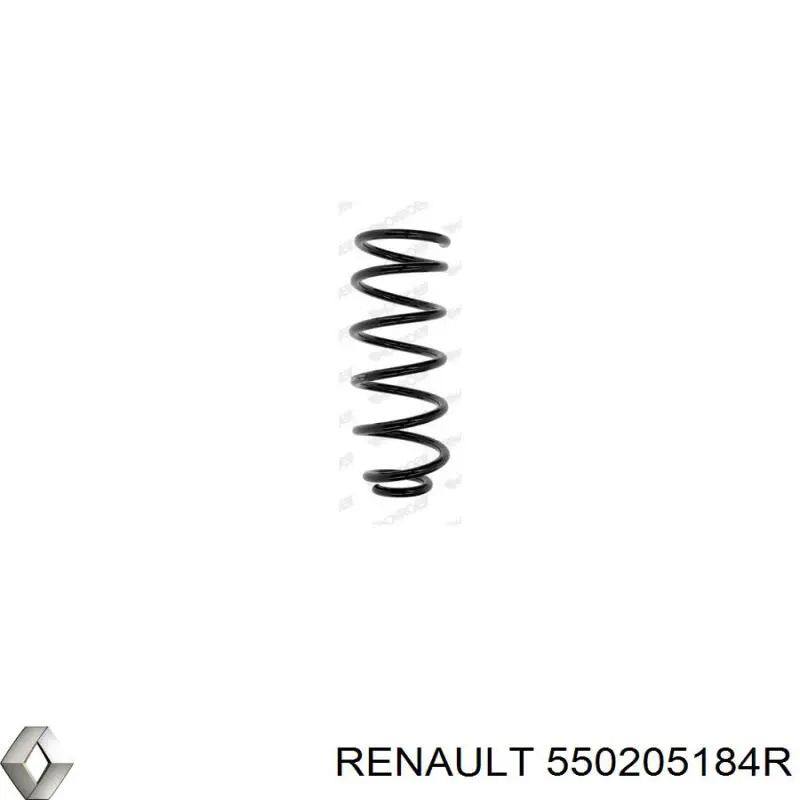 Ren550207778r_пружина задняя!\ renault на Renault Logan II 