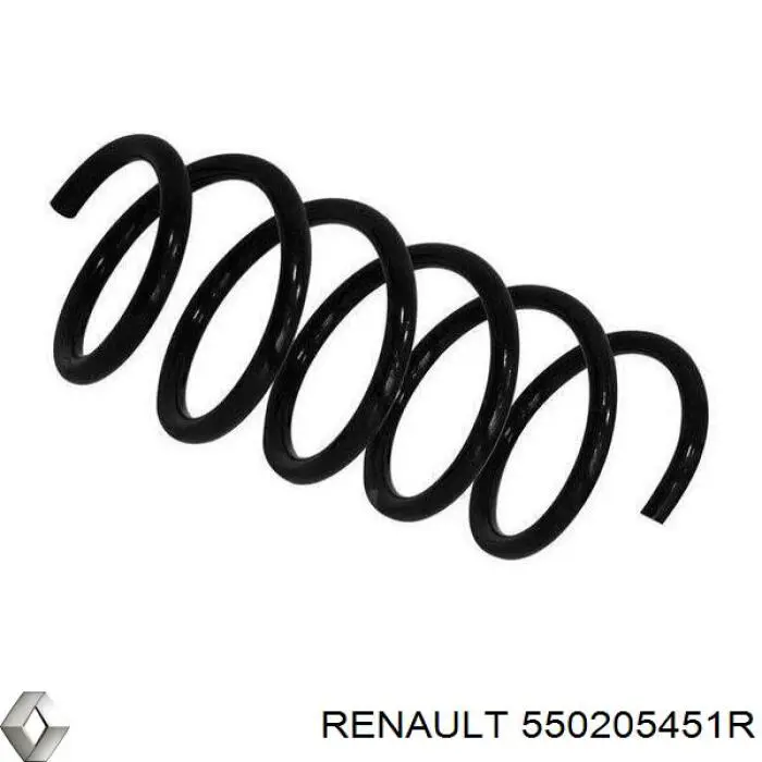 Пружина задня Renault (RVI) 550205451R ціна, від 87.63 USD