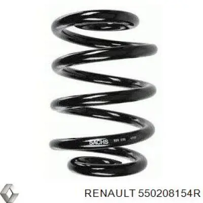 Пружина задня Renault (RVI) 550208154R ціна, від 48.66 USD