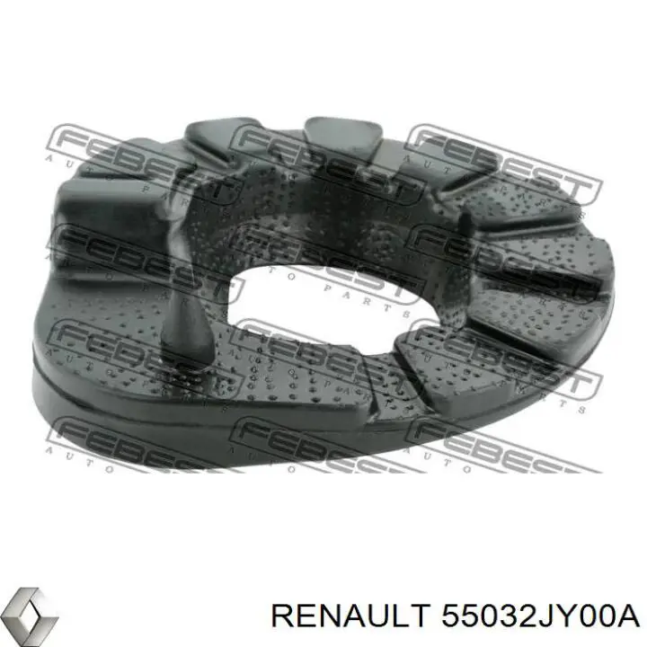 Проставка (гумове кільце) пружини задньої, нижня Renault (RVI) 55032JY00A ціна, від 6.63 USD