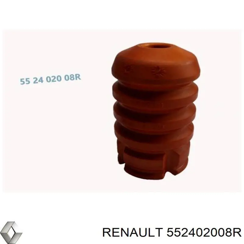 Відбійник задньої ресори Renault (RVI) 552402008R ціна, від 23.54 USD