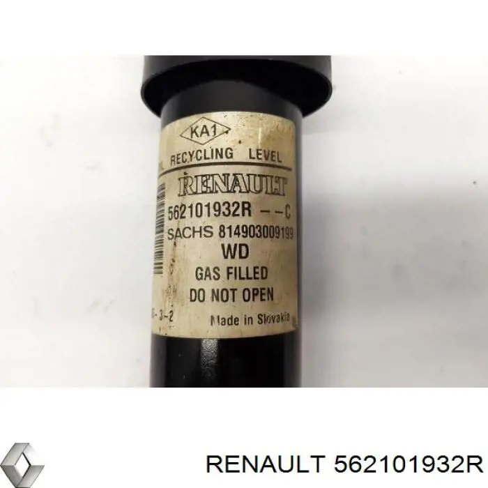 562101932R Renault (RVI) Амортизатори задні