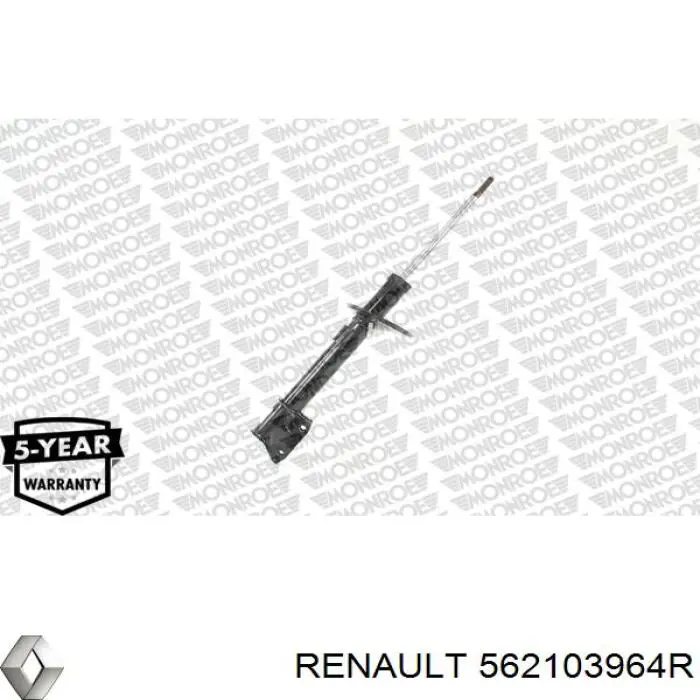 Задній амортизатор Renault (RVI) 562103964R