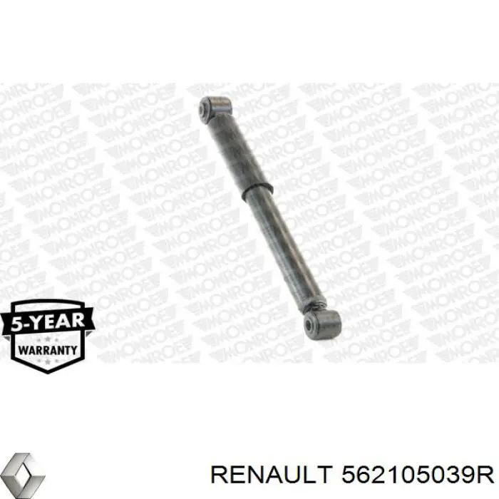 562105039R Renault (RVI) амортизатор задній