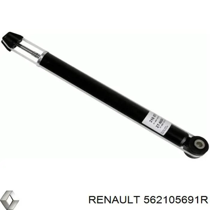 Амортизатор задній Renault (RVI) 562105691R ціна, від 44.39 USD