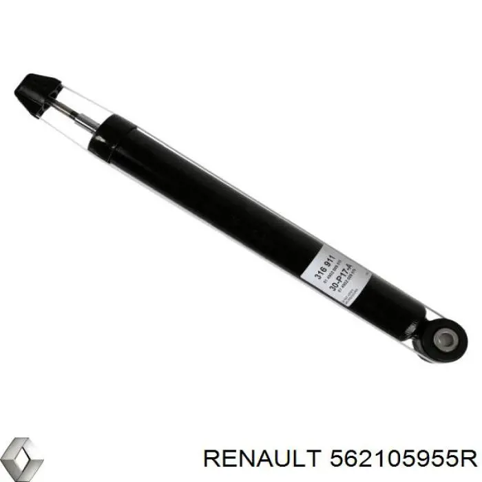 Амортизатор задній Renault (RVI) 8660005989 ціна, від 34.43 USD