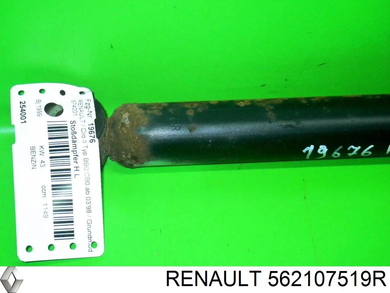 Амортизатор задній 562107519R Renault (RVI)