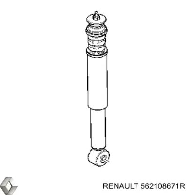 562108671R Renault (RVI) Амортизатори задні