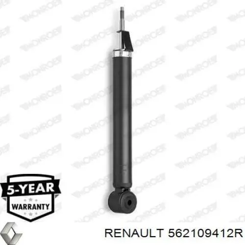 Амортизатор задній Renault (RVI) 562109412R ціна, від 45.45 USD