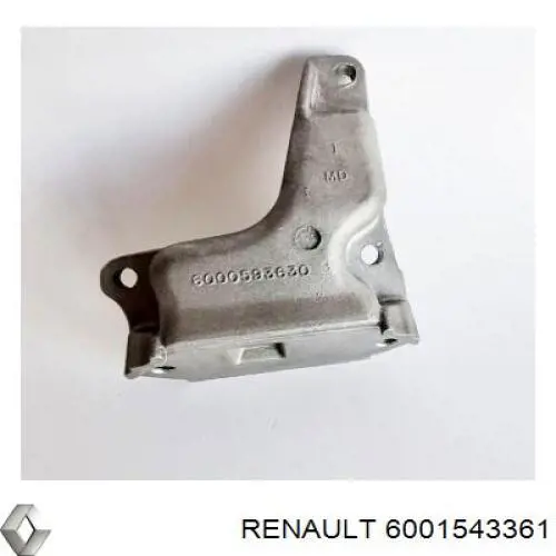 Кронштейн подушки (опори) двигуна, правої Renault (RVI) 6001543361 ціна, від 14.09 USD