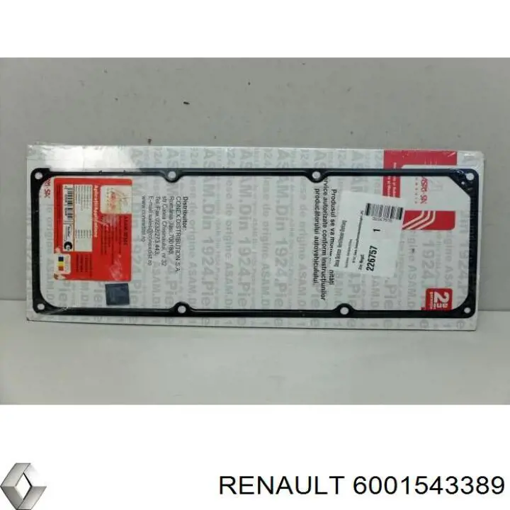 Прокладка клапанної кришки двигуна 6001543389 Renault (RVI)