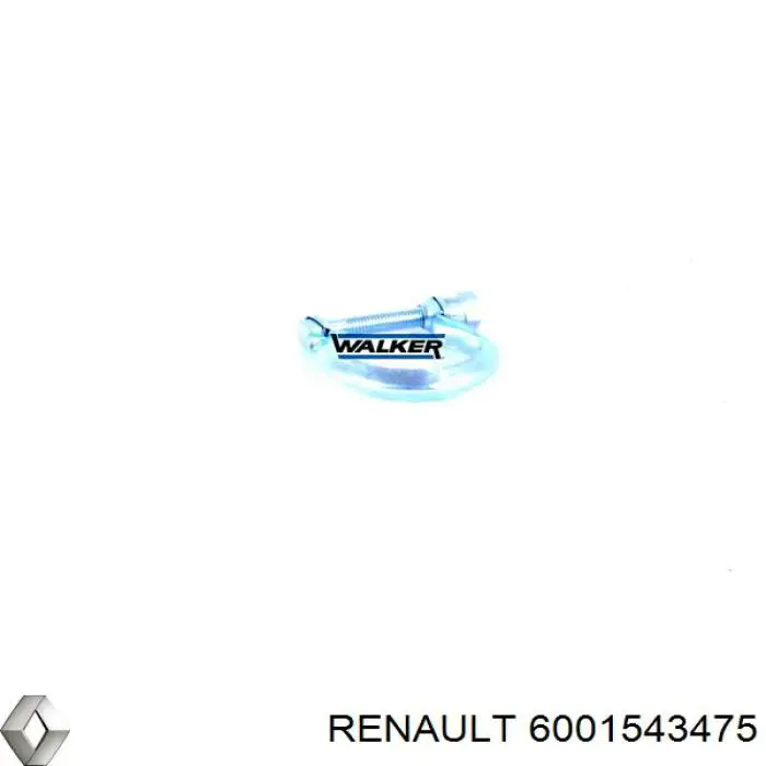 6001543475 Renault (RVI) Кріплення глушника переднє