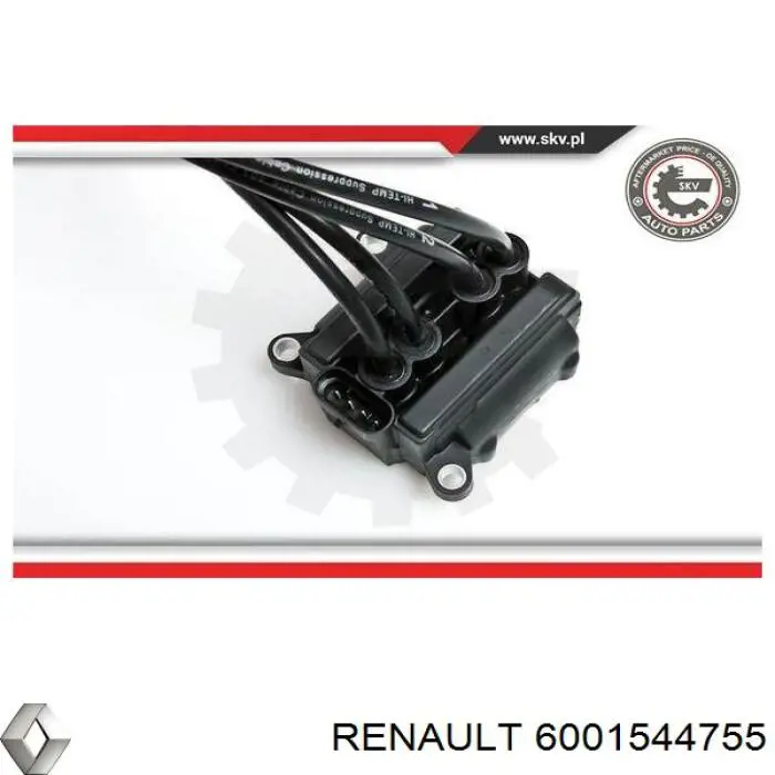 Купити 6001544755 Renault (RVI) Котушка запалювання