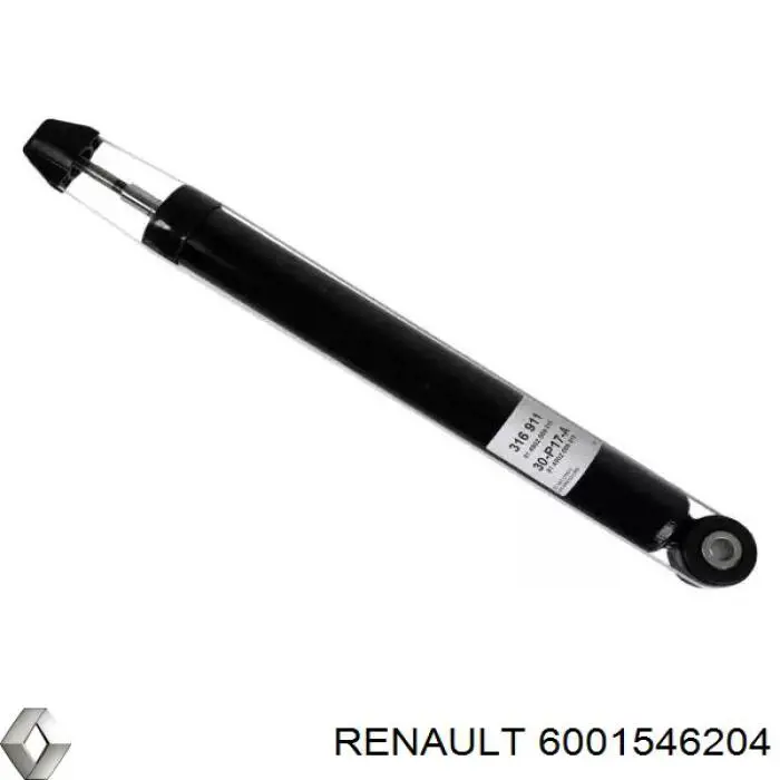 6001546204 Renault (RVI) амортизатор передній
