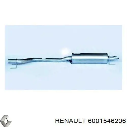6001546206 Renault (RVI) Глушилка задня