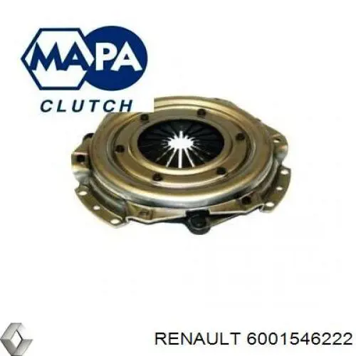 6001546222 Renault (RVI) Натискний диск зчеплення