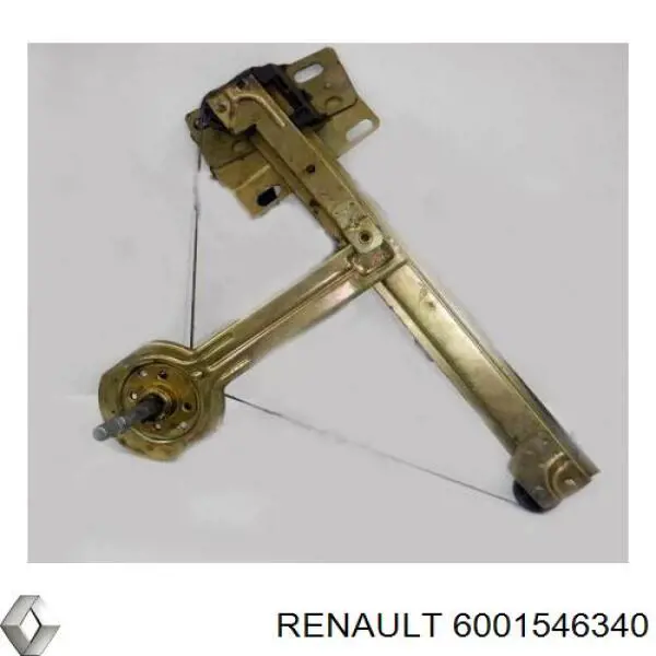 Купити 6001546340 Renault (RVI) Механізм склопідіймача двері задньої, лівої