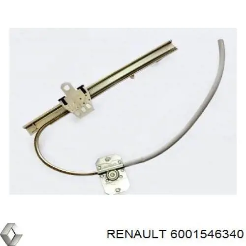 Механізм склопідіймача двері задньої, лівої 6001546340 Renault (RVI)