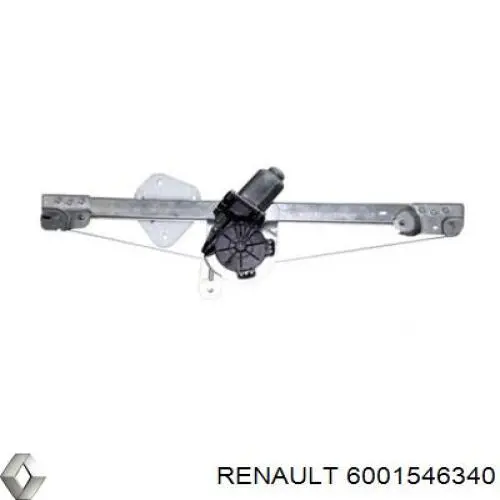 6001546340 Renault (RVI) Механізм стеклопод'емника двері задньої, лівої