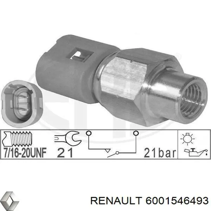 Датчик насосу гідропідсилювача Renault (RVI) 6001546493 ціна, від 10.90 USD