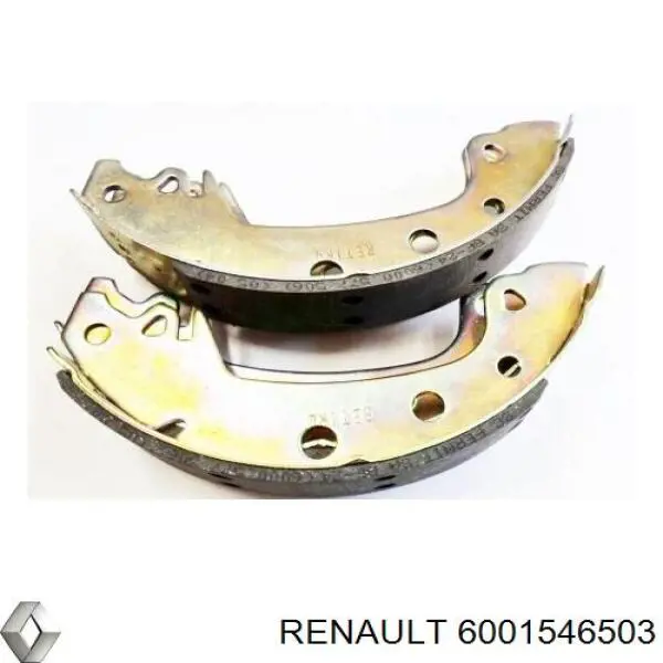 Колодки гальмові задні, барабанні 6001546503 Renault (RVI)