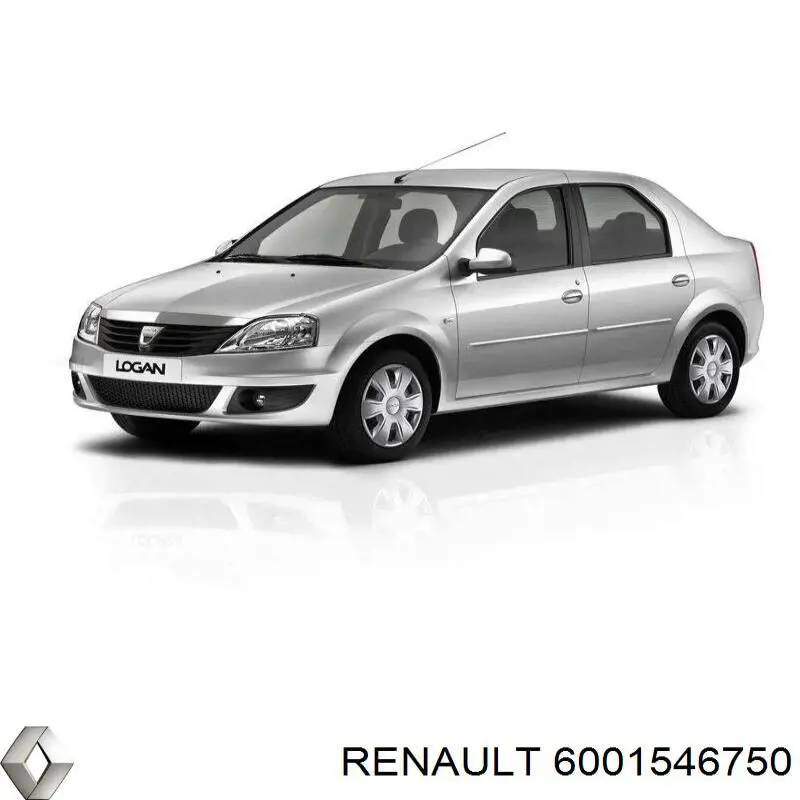 Підсилювач бампера переднього Renault (RVI) 6001546750