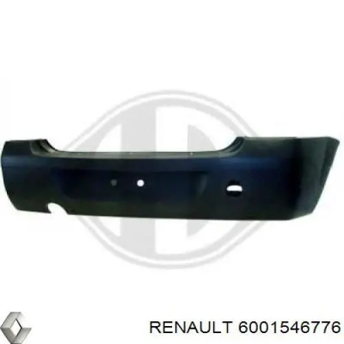 Купити 6001546776 Renault (RVI) Задній бампер