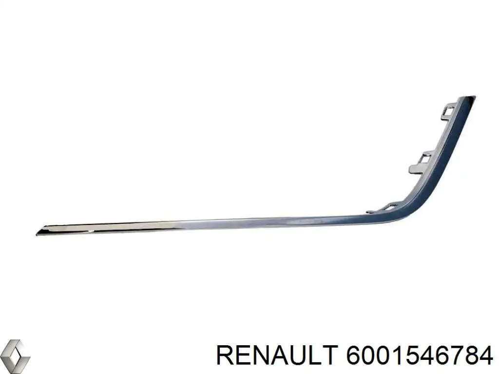 Решітка переднього бампера, права Renault LOGAN 1 (LS) (Рено Логан)