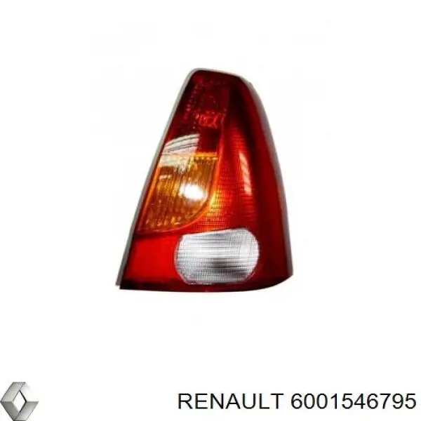 Задні ліхтарі Renault (RVI) 6001546795 ціна, від 30.05 USD