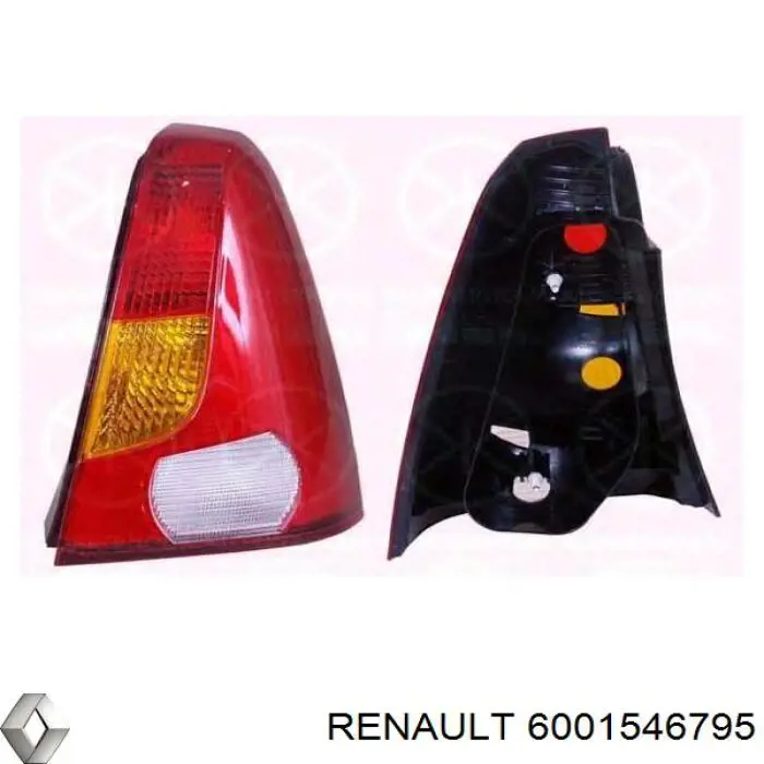 Купити 6001546795 Renault (RVI) Задня права фара