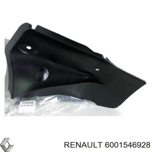6001546928 Renault (RVI) підкрилок заднього крила, правий задній