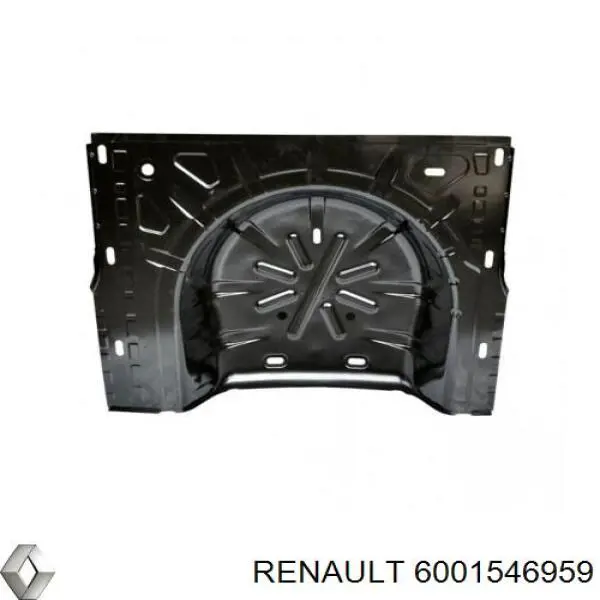 Ніша запасного колеса Renault (RVI) 6001546959 ціна, від 84.53 USD