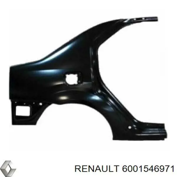 Крило заднє праве Renault (RVI) 6001546971 ціна, від 112.81 USD