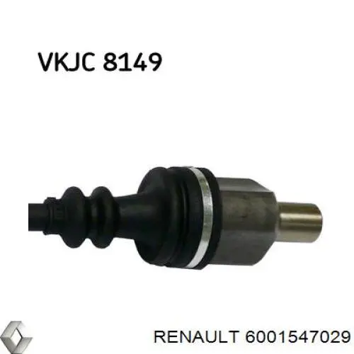 6001547029 Renault (RVI) Привід передній правий