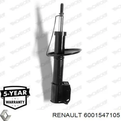 6001547105 Renault (RVI) амортизатор передній