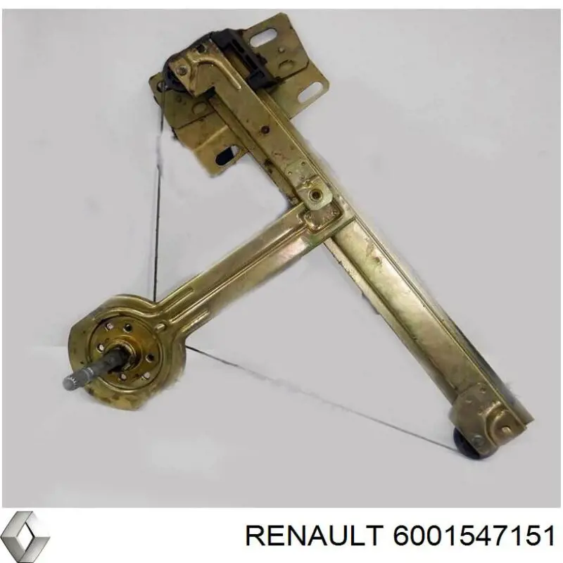 6001547151 Renault (RVI) механізм склопідіймача двері задньої, лівої