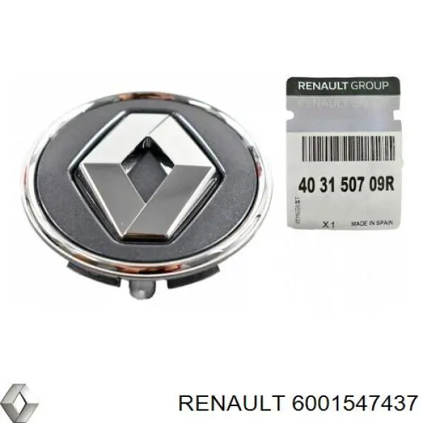 Купити 6001547437 Renault (RVI) Автомобільні ковпаки