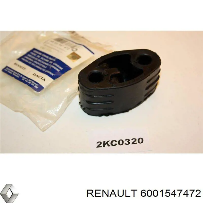 6001547472 Renault (RVI) подушка кріплення глушника