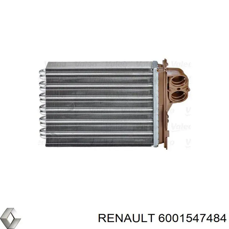 Радіатор обігрівача Renault (RVI) 6001547484