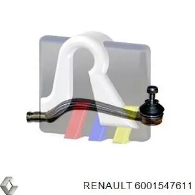 Накінечник рульової тяги, зовнішній 6001547611 Renault (RVI)