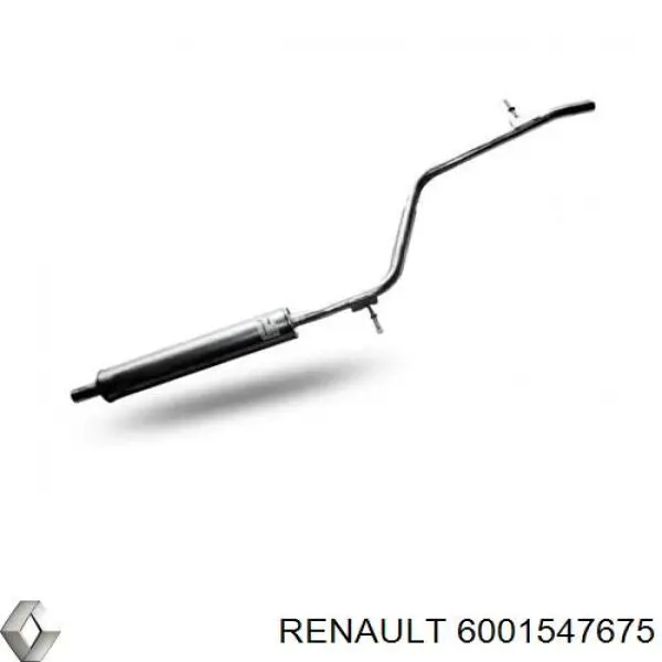 Глушник, центральна частина 6001547674 Renault (RVI)