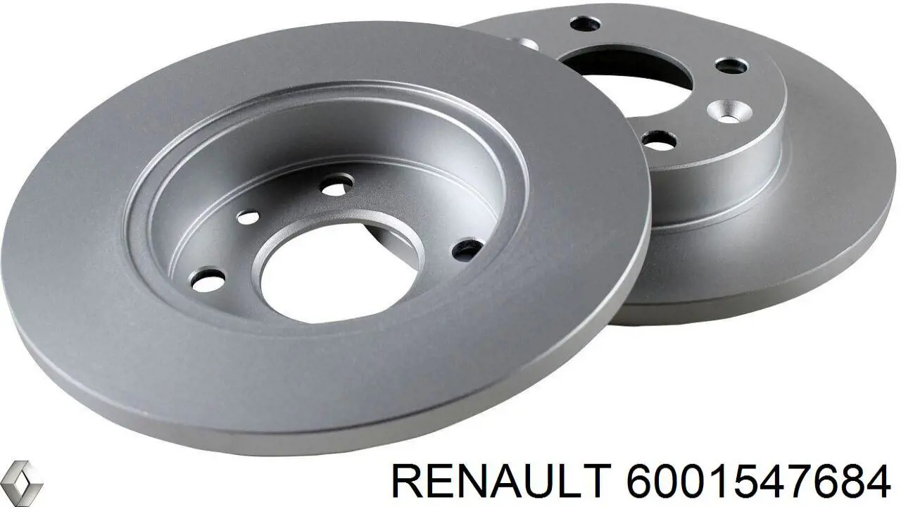 6001547684 Renault (RVI) диск гальмівний передній