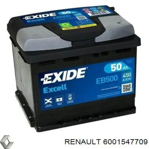 Батарея акумуляторна Renault (RVI) 6001547709 ціна, від 88.15 USD