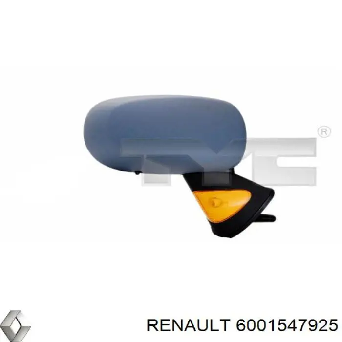 6001547925 Renault (RVI) дзеркальний елемент дзеркала заднього виду