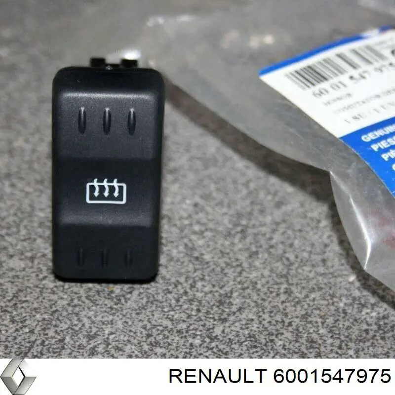 Купити 6001547975 Renault (RVI) Кнопка вмикання обігріву заднього скла