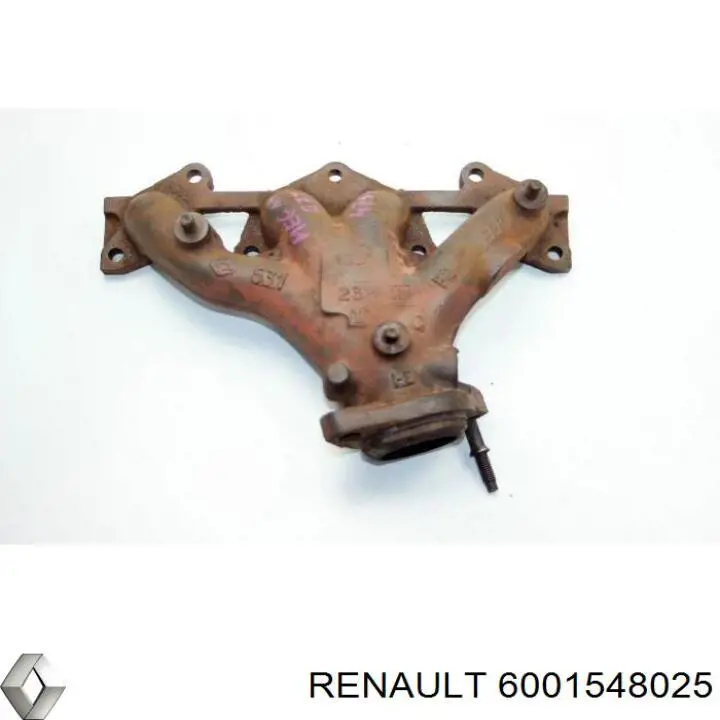 Газопроводи (колектор випускний) Renault (RVI) 6001548025 ціна, від 80.73 USD