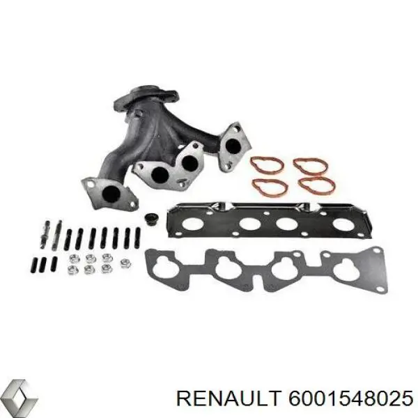 Колектор випускний Renault LOGAN 1 1105 (KS) (Рено Логан)