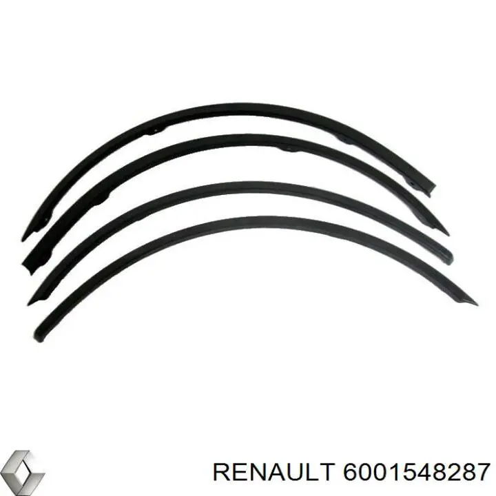 6001548287 Renault (RVI) розширювач заднього крила, лівий