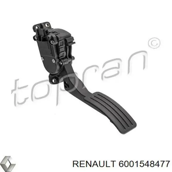 6001548477 Renault (RVI) педаль газу (акселератора)