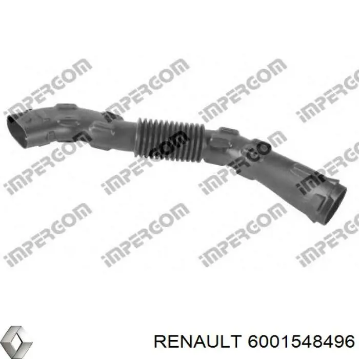Патрубок повітряний, вхід повітряного фільтра Renault (RVI) 6001548496 ціна, від 19.76 USD